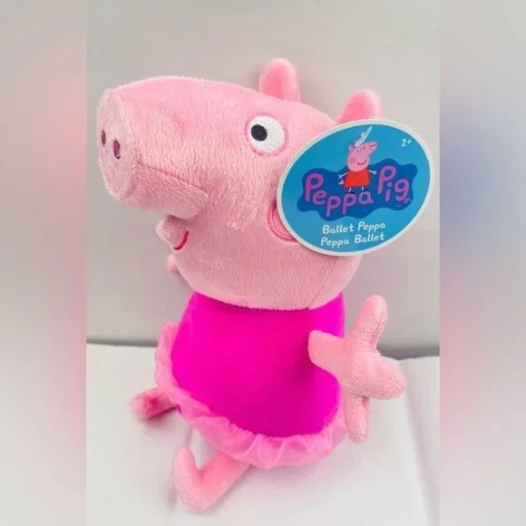 Cute Peppa pig ballet plush 9” - Picture 4 of 9